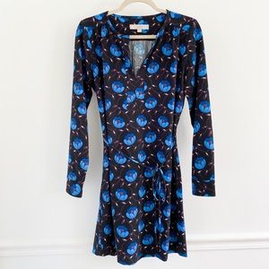 LOFT Floral Long Sleeve Dress